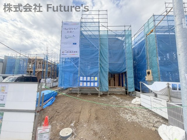 三郷市彦糸1丁目　新築戸建　全5棟　5号棟の外観|現地の写真になります。