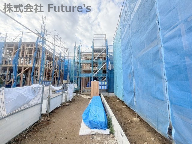 三郷市彦糸1丁目　新築戸建　全5棟　5号棟の外観|現地の写真になります。