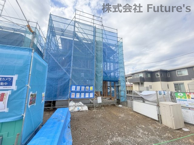 三郷市彦糸1丁目　新築戸建　全5棟　5号棟の外観|現地の写真になります。
