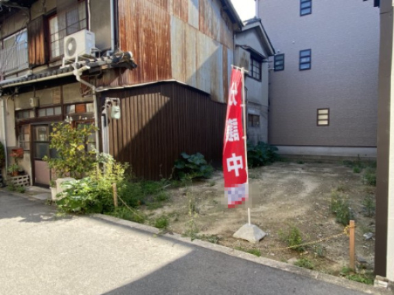 大阪市城東区鴫野東3丁目の前面道路含む現地写真