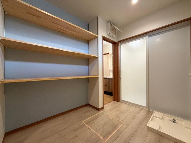 都城市高城町大井手の新築一戸建の脱衣所