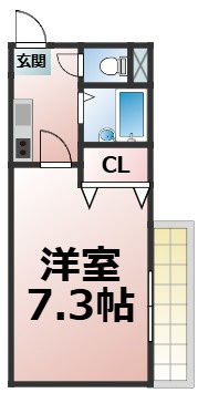 【間取り】 | 大宝緑橋ルグラン　仲介手数料無料