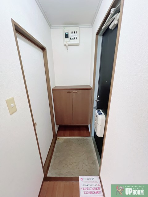 シャンピア柴田　A棟の玄関