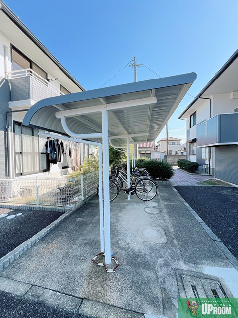 シャンピア柴田　A棟の駐車場