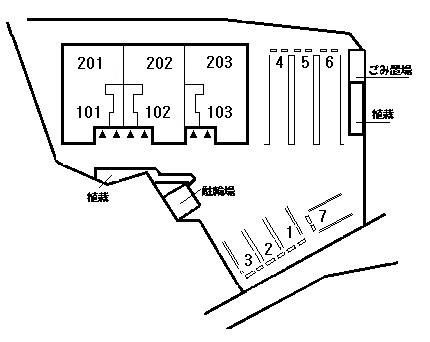 ボナールM＆S　　刈谷市の賃貸ならクラスホーム刈谷店の駐車場
