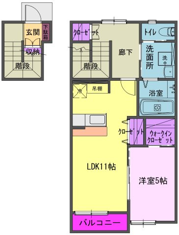 Bolas高田の間取り