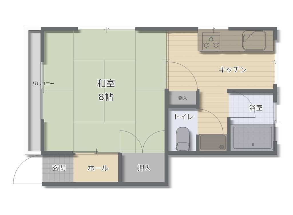 サンリット西川の間取り