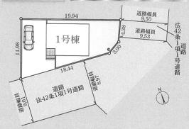 加須市川口第８　新築一戸建ての区画図|全1区画