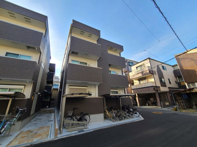 【外観】 | フジパレス下新庄駅東１番館 | シンプルなデザインの外観です
