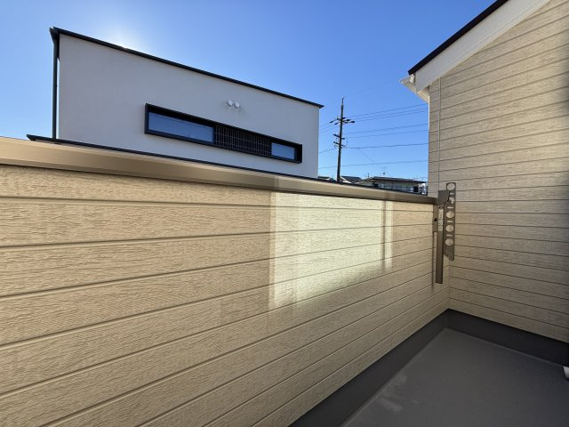 MIRASUMO名東区山の手31801②｜名古屋市の戸建ならホームアップのバルコニー|【売主施工例】