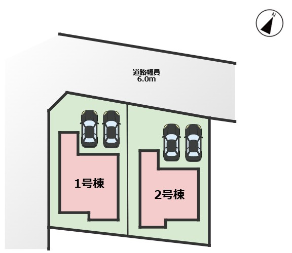 MIRASUMO名東区山の手31801②｜名古屋市の戸建ならホームアップの区画図