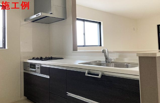 平塚市南金目新築戸建て　第1期2号棟のキッチン|キッチン施工例
