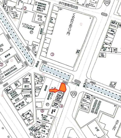 久留米市六ツ門町　売り土地