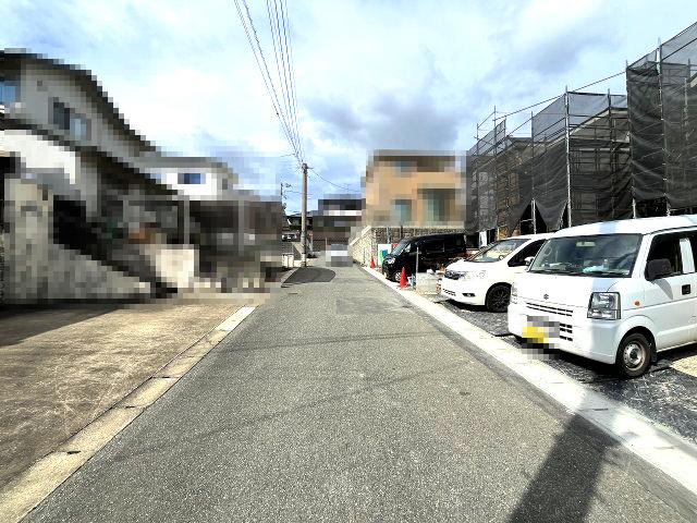 【その他】 | 糟屋郡篠栗町和田2丁目2期　1号棟（全2棟）【仲介手数料無料・0円】 | 現地写真。前面道路です。