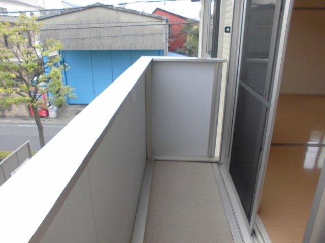 クローバーハウスのバルコニー