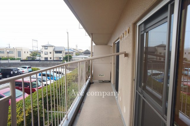 【バルコニー】 | コープ野村恩智A棟 | リビングに面した南西向きバルコニー☆