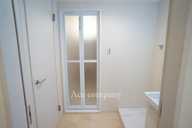 【ランドリースペース】 | コープ野村恩智A棟 | 室内洗濯機置き場完備です☆