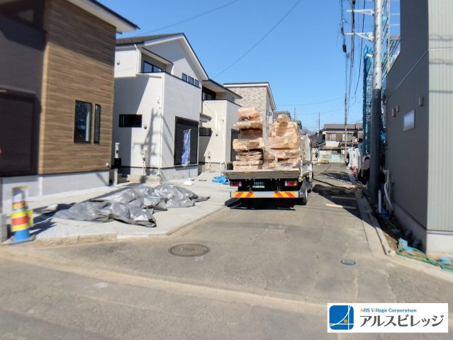 新築／志木市中宗岡3期　全4棟の前面道路含む現地写真