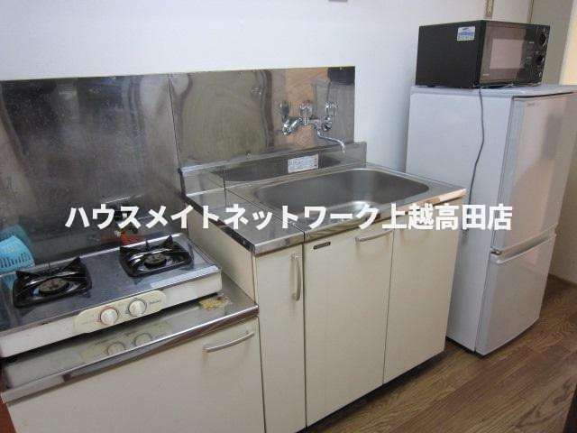 南葉ハイツの設備|電子レンジ・冷蔵庫（同室タイプの画像を掲載）
