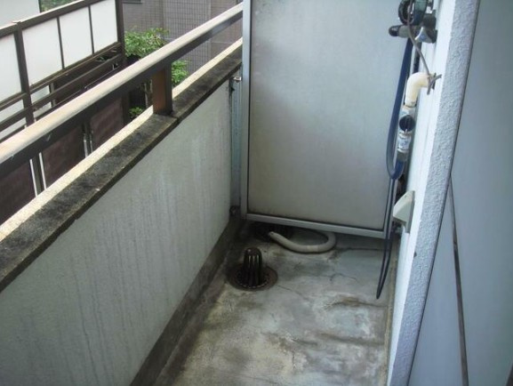 コーポクワバラのバルコニー