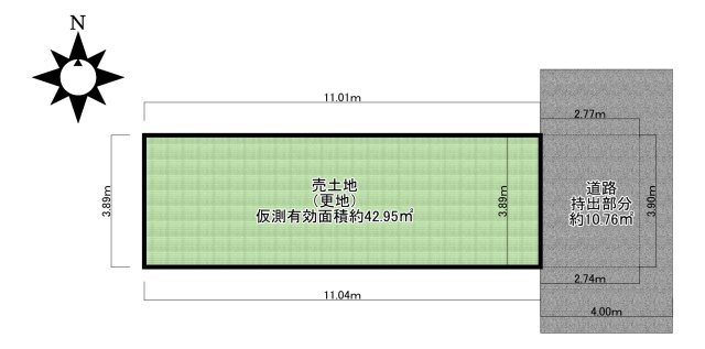 守口市藤田町１丁目　売土地の画像