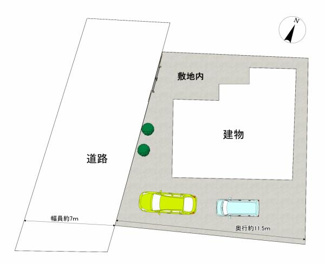 【区画図】 | 岩国市由宇町港1丁目戸建