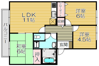 【間取り】 | エクセル安倉