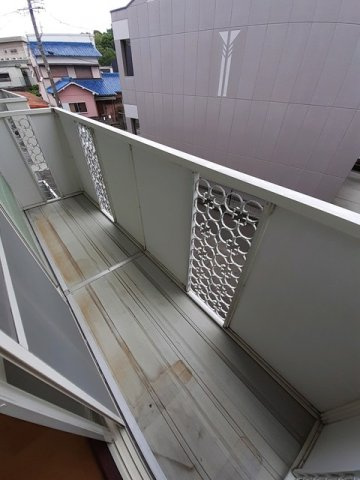 桜通りハイツのバルコニー