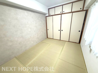 【和室】 | サンプリンス伊丹 | 和室６帖には天袋付きの押入れが設けられております！！