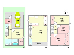 センチュリータウン富松町1丁目の間取り