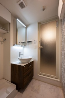 【独立洗面台】 | マリオン杉並 | 嬉しい独立洗面台付き。