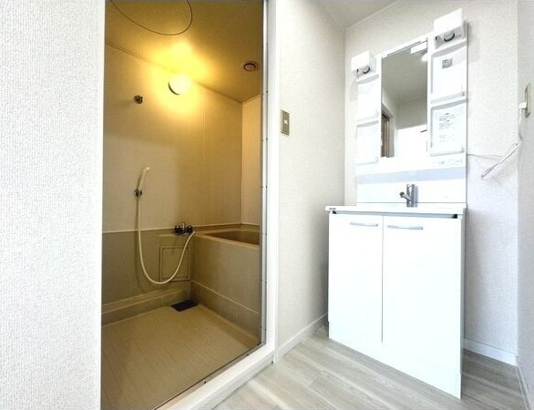 MKマンションの洗面所