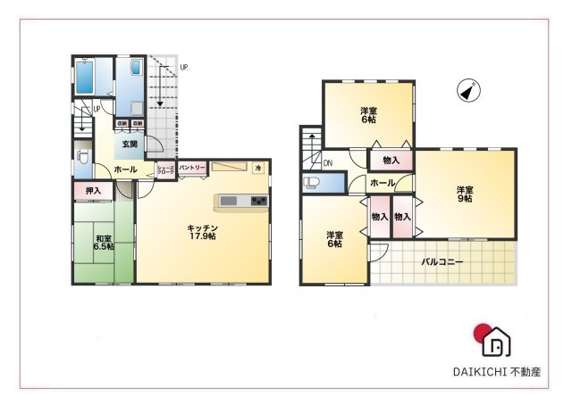 【間取り】 | 滑川町月の輪5丁目　中古戸建