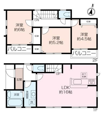 大和市深見 新築分譲住宅 全1棟の画像