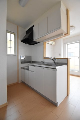 サニークレールA棟のキッチン