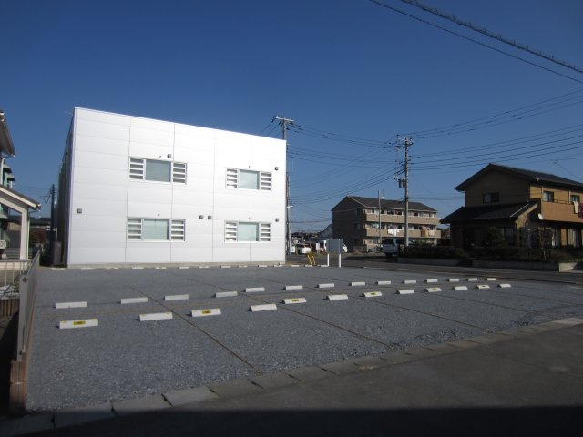 ひたちなか市高場１丁目の駐車場の外観|現地の写真です。