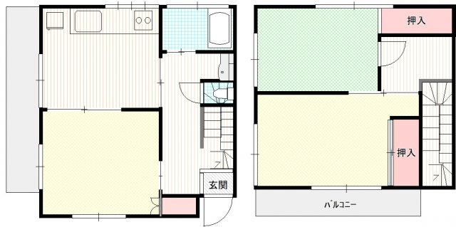 【間取り】 | 古ヶ崎二丁目一戸建