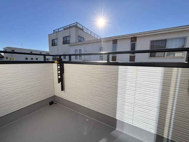 名東区香流8期｜名古屋市の戸建ならホームアップのバルコニー