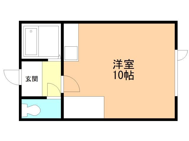 クリーンコーポ藍の間取り