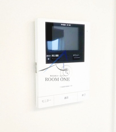 ラ・ネージュのセキュリティ|モニター付きインターホンです。