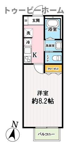 キャメル西所沢プレミアの間取り