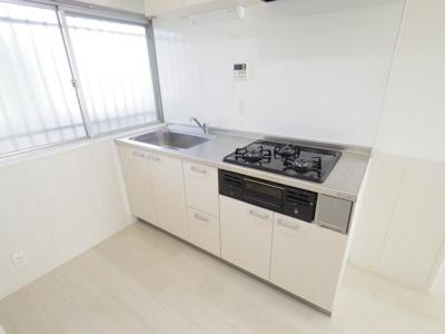 【キッチン】 | グリーンパークみその | ガスコンロ３口グリル付き