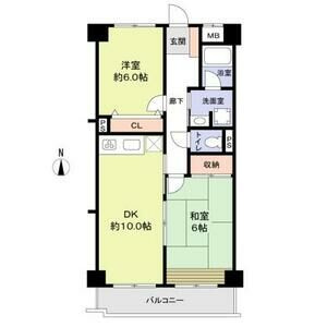 光明池サニーハイツの間取り