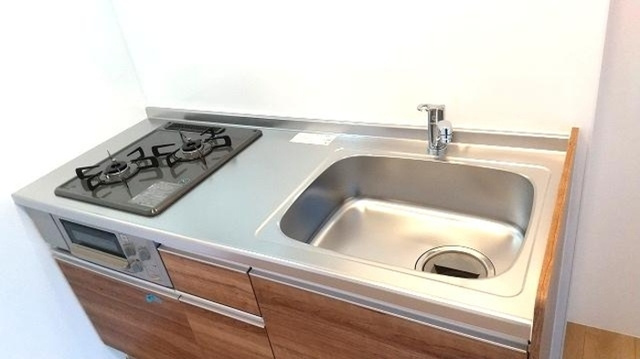 アナシエ南篠崎町Ⅱのキッチン|システムキッチンになります。