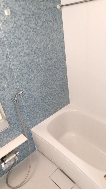 アナシエ南篠崎町Ⅱの浴室|追い炊き機能付きです。