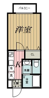 アクロス高品の間取り