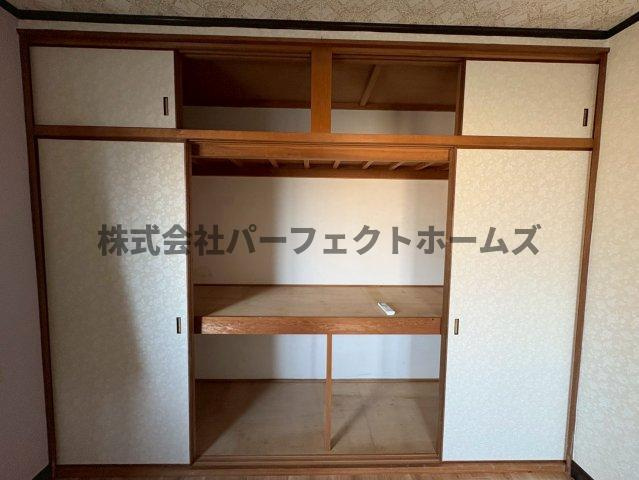 枚方市藤田町戸建　賃貸の収納|収納のためのスペースです