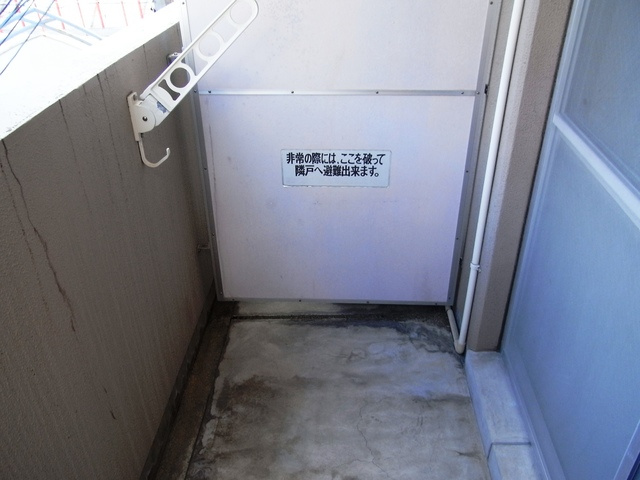 プラシード六甲のバルコニー