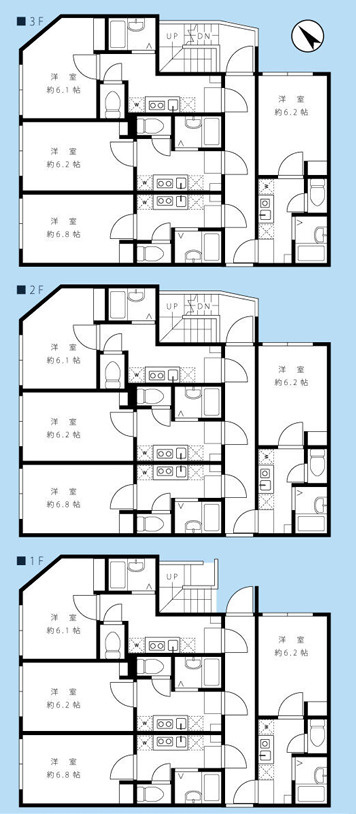 Ｃｉｅｌ　Ｂｌｅｕ白楽の間取り