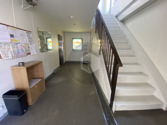 栗山マンションのロビー